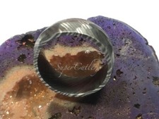 CUSTOM ORDER Damascus Steel Men's Engagement Band Hammered Ring 8mm Width