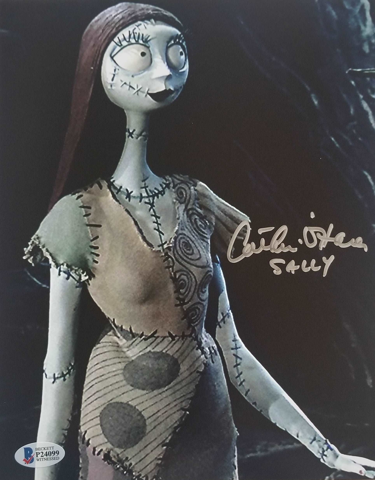 Catherine O'Hara signed Nightmare Before Xmas 8x10 Photo Sally Image 4 BAS COA