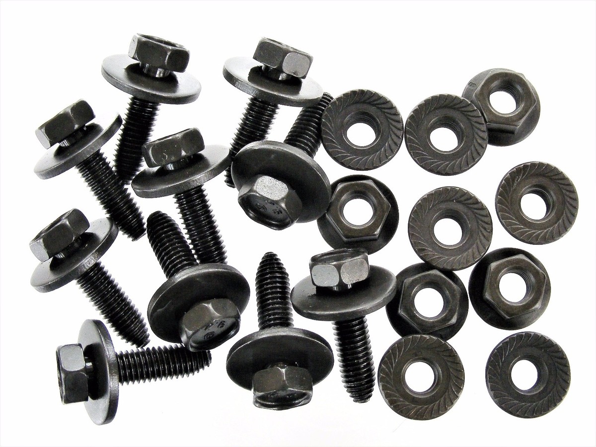 For Nissan Body Bolts & Nuts- M8-1.25 x 30mm Long- 13mm Hex