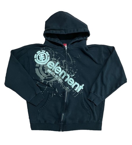 Element Signature Zip Front Sherpa Lined Hooded Jacket Hoodie