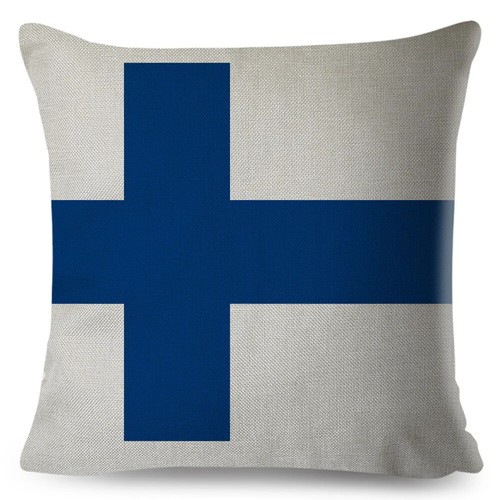 National Flag Cushion Cover Home Children Room Decor Geometric Print Pillowcase - Picture 61 of 72
