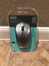 Brand New In Box Logitech - M310 Wireless Optical Mouse Graphite Gray Sealed