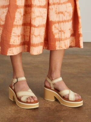 CLERGERIE プラットフォームサンダル　36 CLERGERIE クレジュリー☆Omin プラットフォーム サンダル 36 1/2