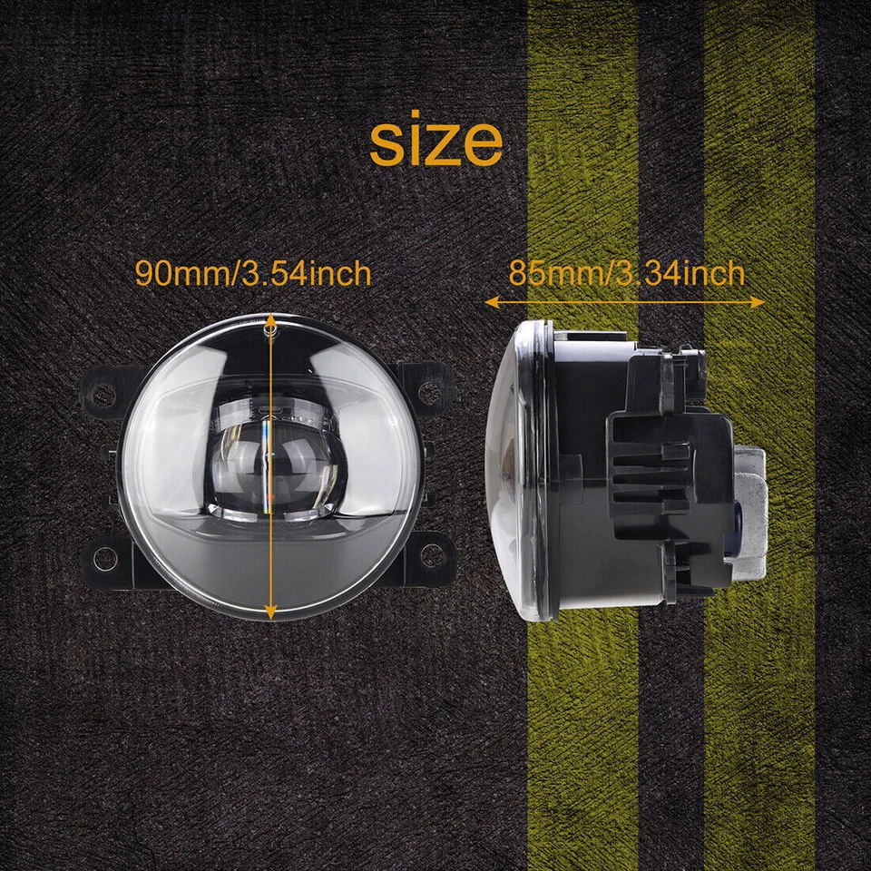 Luces antiniebla LED de nueva generación para Porsche Cayenne Macan Fiat 500 500L 500X actualización de lámpara Foto 2 de 4