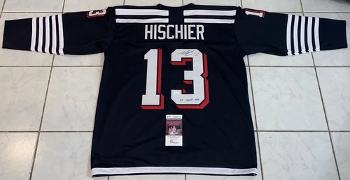 Nico Hischier Signed Autographed New Jersey Devils Custom Hockey Jersey JSA
