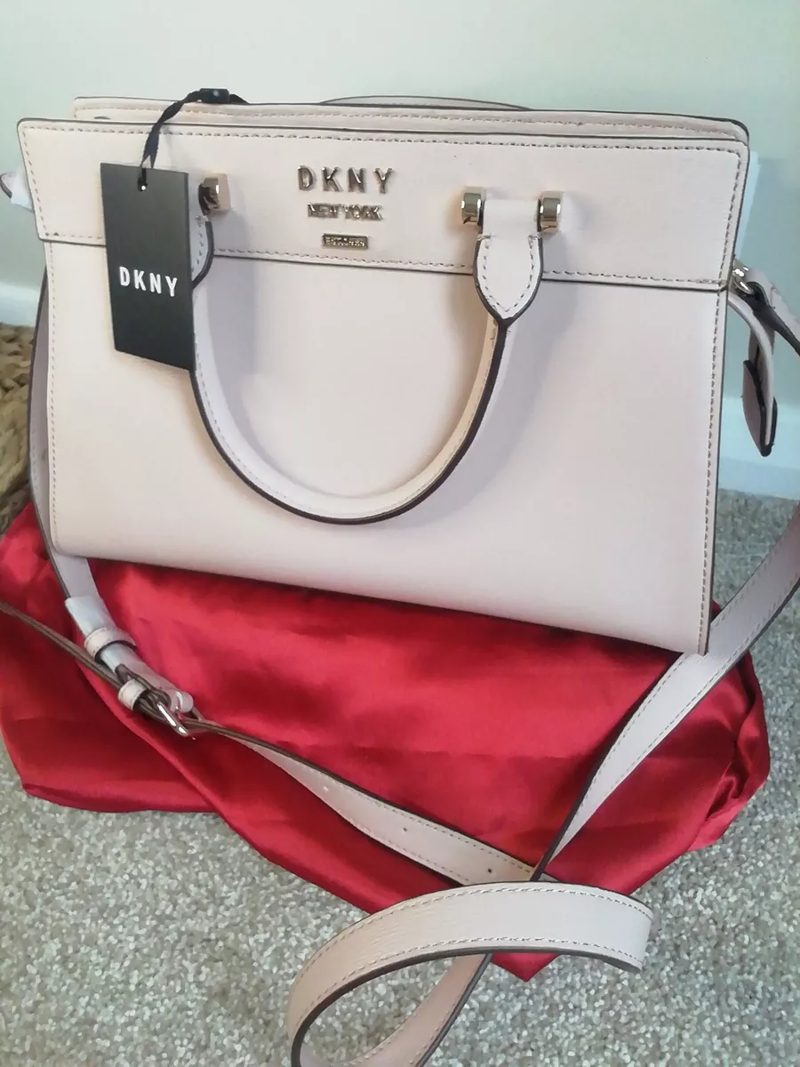 DKNY Pink Ava Satchel Cross Body Bag Perfect For Summer Bnwt