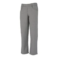 Mercer Culinary M61070HTL Genesis Women's Chef Pants in Hounds Tooth, Large,