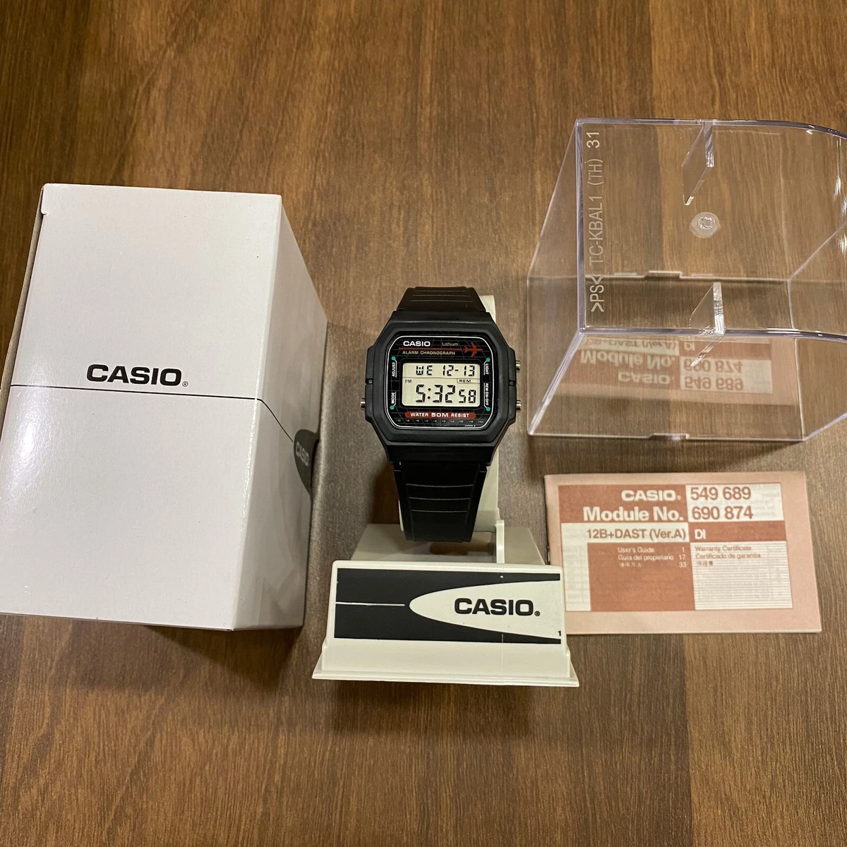 Casio W 73 1BV Rare Vintage Digital Watch NOS eBay