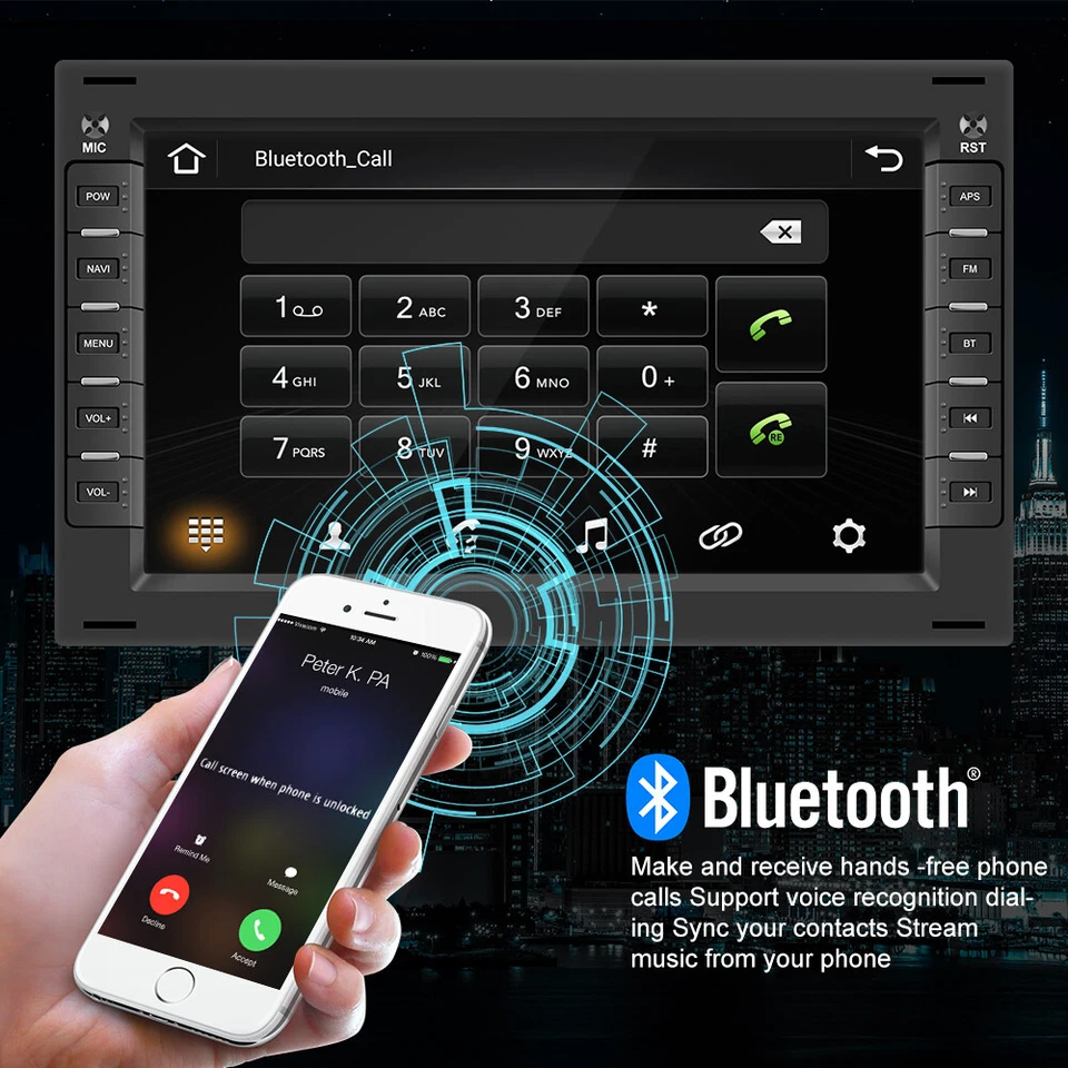 DAB+ Android Autoradio Für Golf IV Passat Polo Bora T5 GPS Navi RDS FM BT+Kamera - Bild 4 von 4