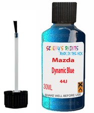 Paint Touch Up For Mazda Mazda 2 Dynamic Blue Code 44J Scratch Car Chip Repair