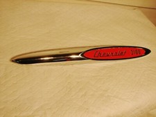 57 1957 Chevrolet Truck 3100 Lh Fender Chrome Embelm Ornament Pt 373330