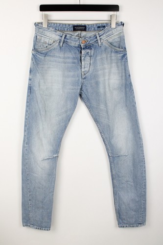 SCOTCH \u0026 SODA uomo Duke W31/L34 effetto dissolvenza Slim Fit Blu Jeans  41409_ES | eBay