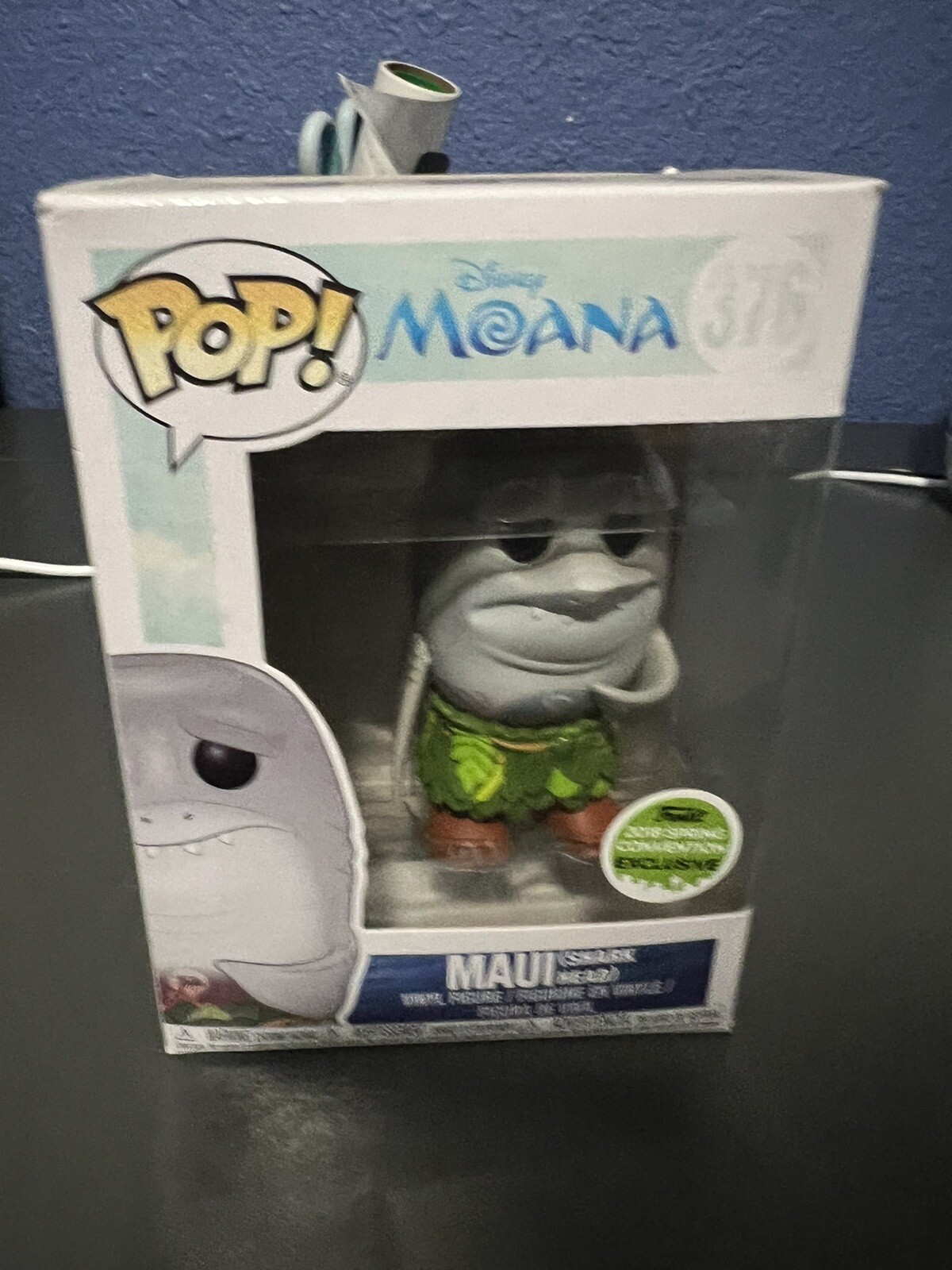 Funko Pop! Disney Moana #376 Maui Shark Head 2018 Eccc Spring Convention