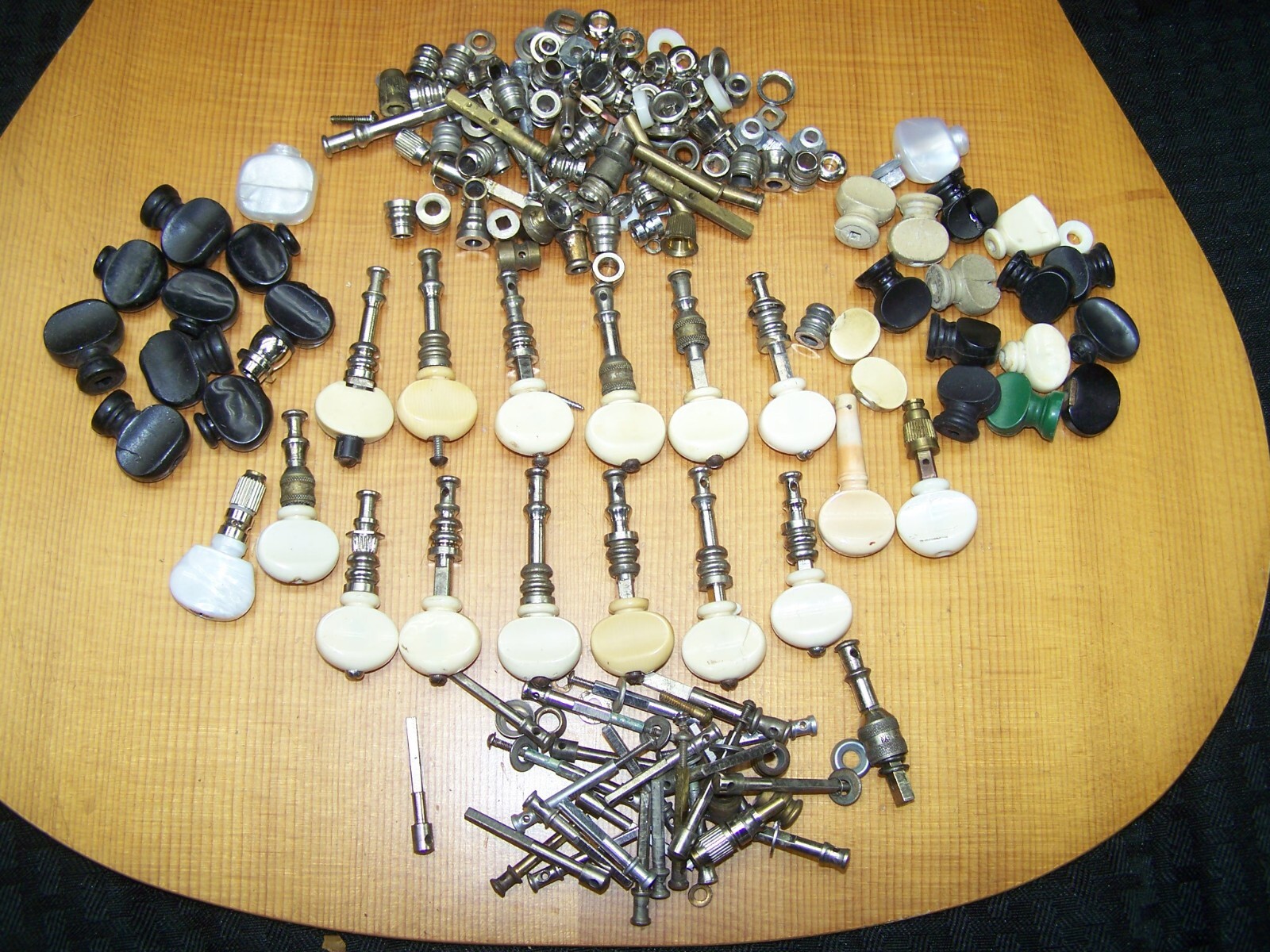 1920s/30s vintage banjo and ukulele tuner tuning peg lot luthier parts