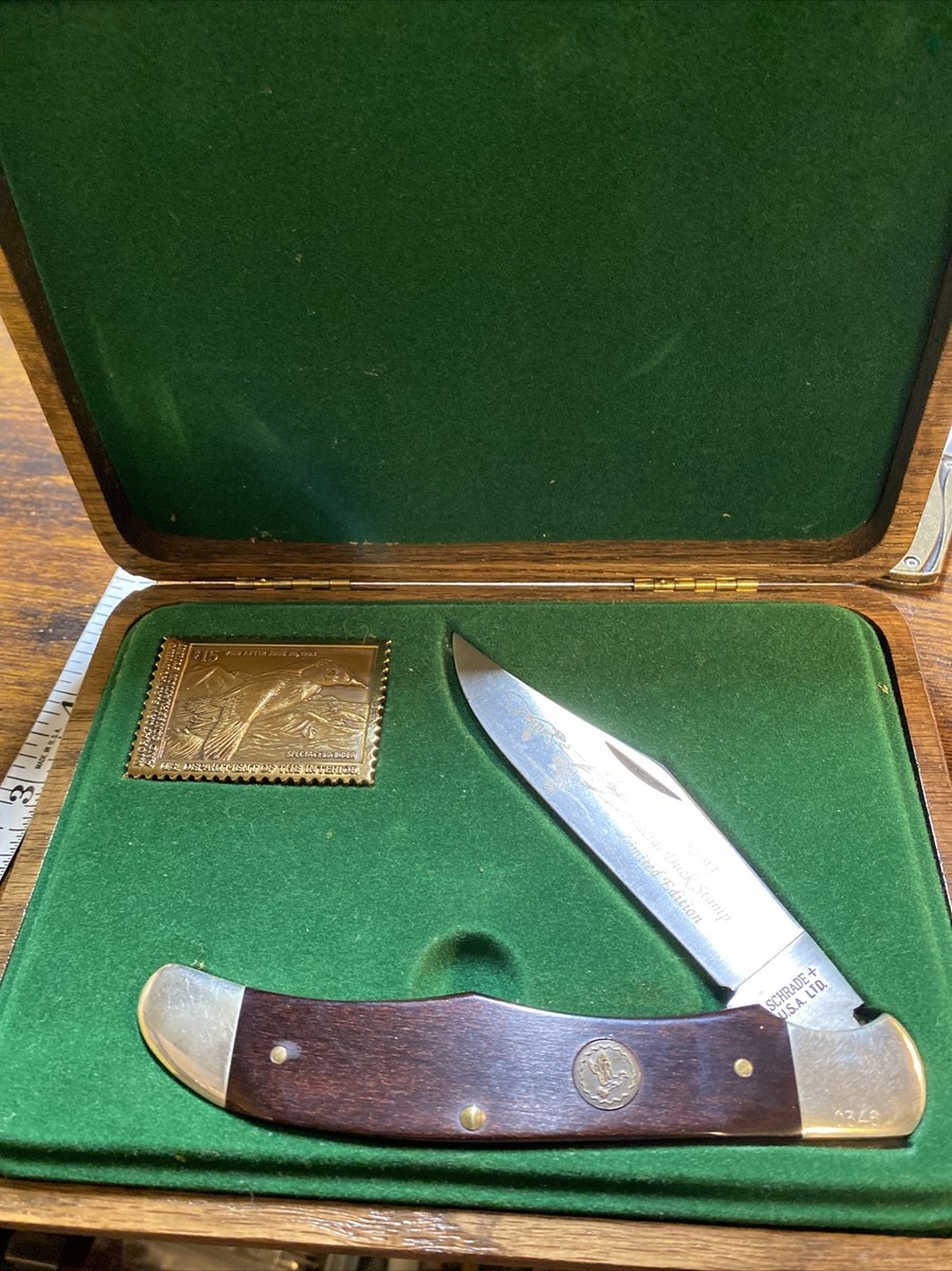 Schrade Cutlery 1992/93 Federal Duck Stamp Commemorative Edition