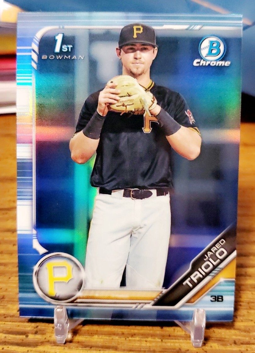 2019 Bowman Chrome Jared Triolo Sky Blue | eBay