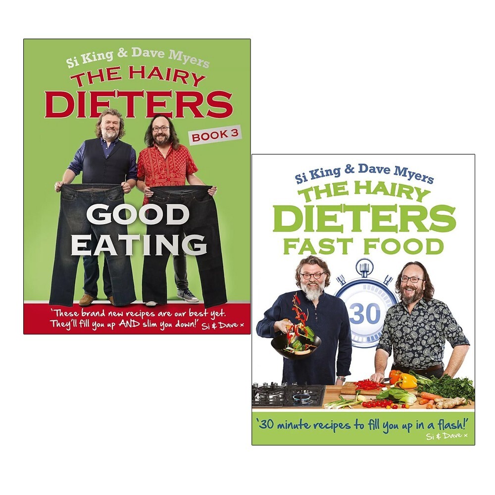 The Hairy Dieters Hairy Bikers Collection 2 Books Set- Fast Food, Good Eating