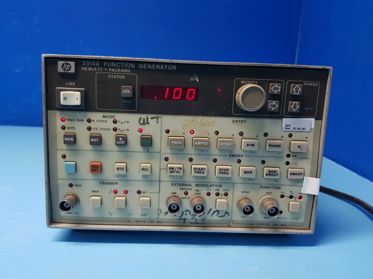 3314A HP Function Generator Signal Generators, 49 OFF