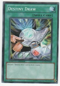 Destiny Draw - GLD3-EN044 - Common - Limited Edition x3 - Lightly Played
