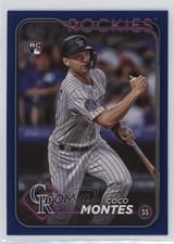 2024 Topps Series 1 Retail Royal Blue Coco Montes #92 15fy