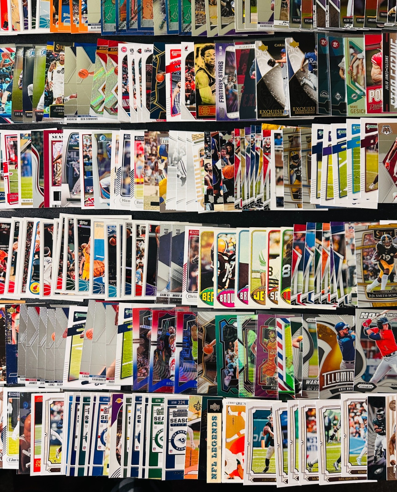 HUGE Sports CARD LOT! Jersey AUTO RC SP PRIZM Jaxson Dart, Tom Brady, Mike Trout view 9