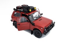 New Lada Niva 4x4 Year 1980 Red 1:18 Solido Diecast Model Car Free Shipping