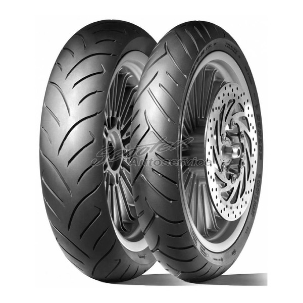 1X 80/80 -16 45P Motorradreifen Dunlop Scootsmart Tl Vorne Id26487-image