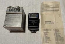 Sunpak Auto 221S Electronic Flash, Nice, See Desc