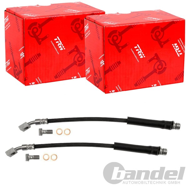 2X TRW Bremsschlauch Hinten AußEn Passend FüR Land Rover Discovery Range-image