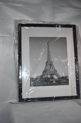 Framed Black & White Eiffel Tower Wall Art Photo   Modern Paris Decor Print