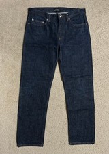 A.P.C. "Jean New Standard" Denim Selvedge JEANS, Fits 30, Tag: 31x29 Men's APC