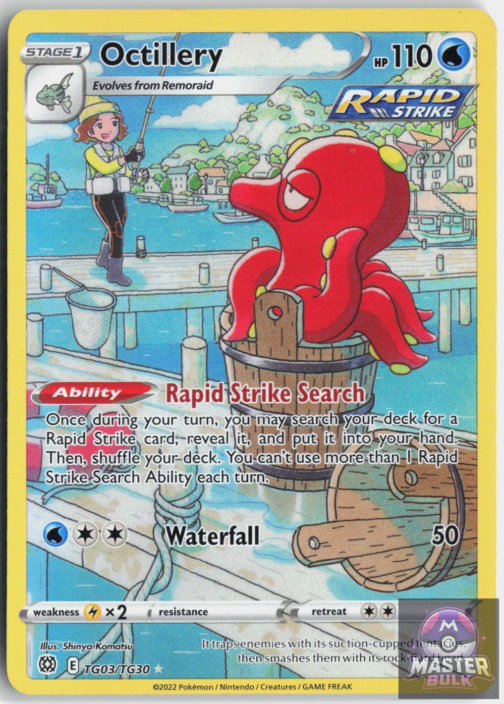 Octillery TG03/TG30 Holo Brilliant Stars Trainer Gallery Pokemon Holo NM