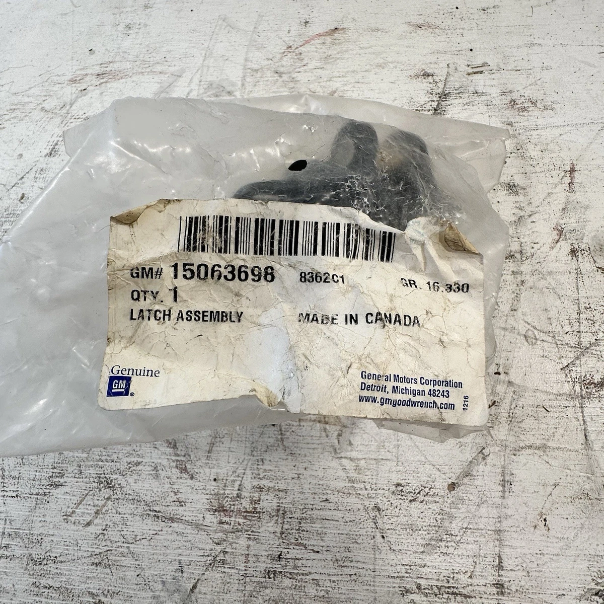 NOS GM Trunk Lock Rod – 3788294 For Chevy Camaro, Corvette, Olds 1950s-70s