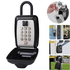 Key Lock Box with Push Button Wall Mounted Spare Key Storage Box New Portable