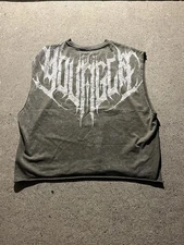 youngla anarchy tank top cropped and sleeveless, new without tag, men’s 2xl