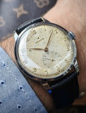 Zenith Stellina Oversize 36 Mm Manual Winding Zenith 40 Vintage Dress Watch Hand