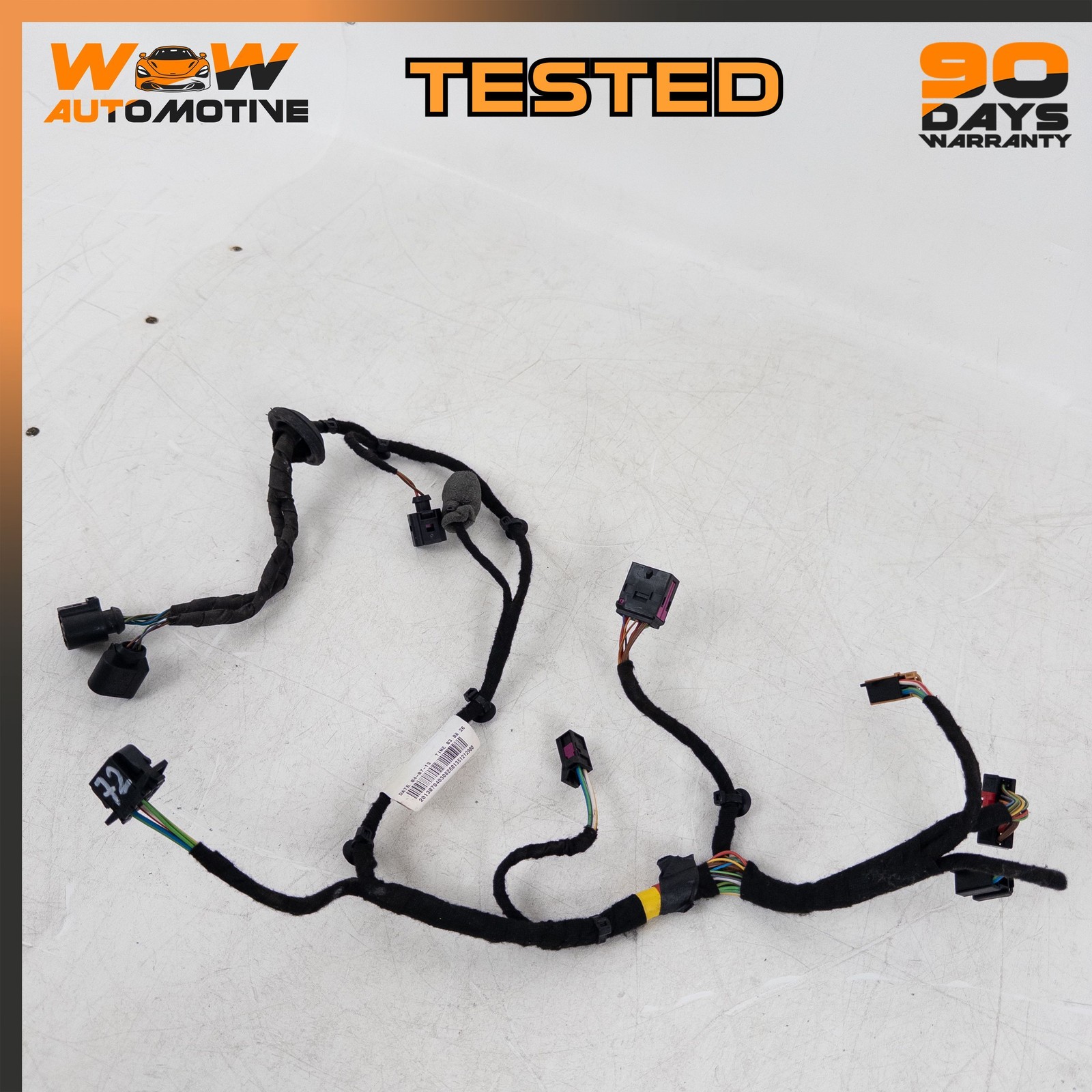 14-19 BENTLEY FLYING SPUR REAR LEFT DRIVER SIDE DOOR WIRE HARNESS CABLE OEM
