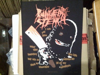 Pungent Stench-Backpatch-1993Blue Grape-NEU-Vintage-Sonderpreis!-Cannibal Corpse