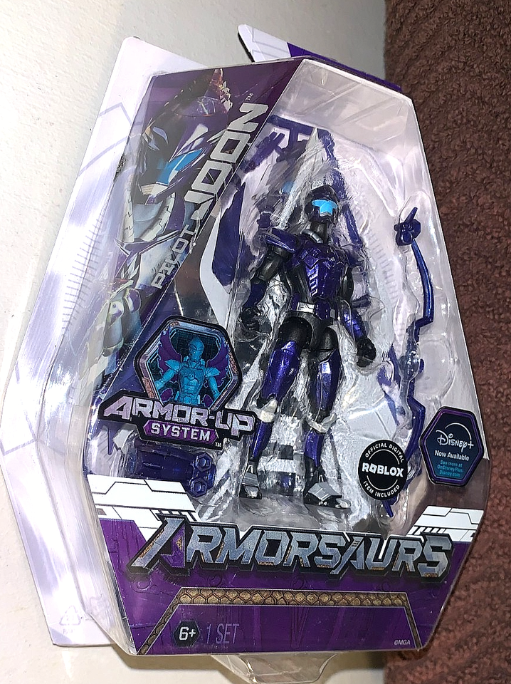 ROBLOX 2026 ARMORSAURS PURPLE PILOT JOON FIGURE WITH DIGITAL CODE RARE ...