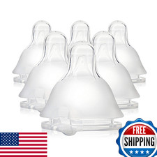 Evenflo Balance Plus Standard Neck Nipples, Medium Flow, 6-Pack, 3 Months 