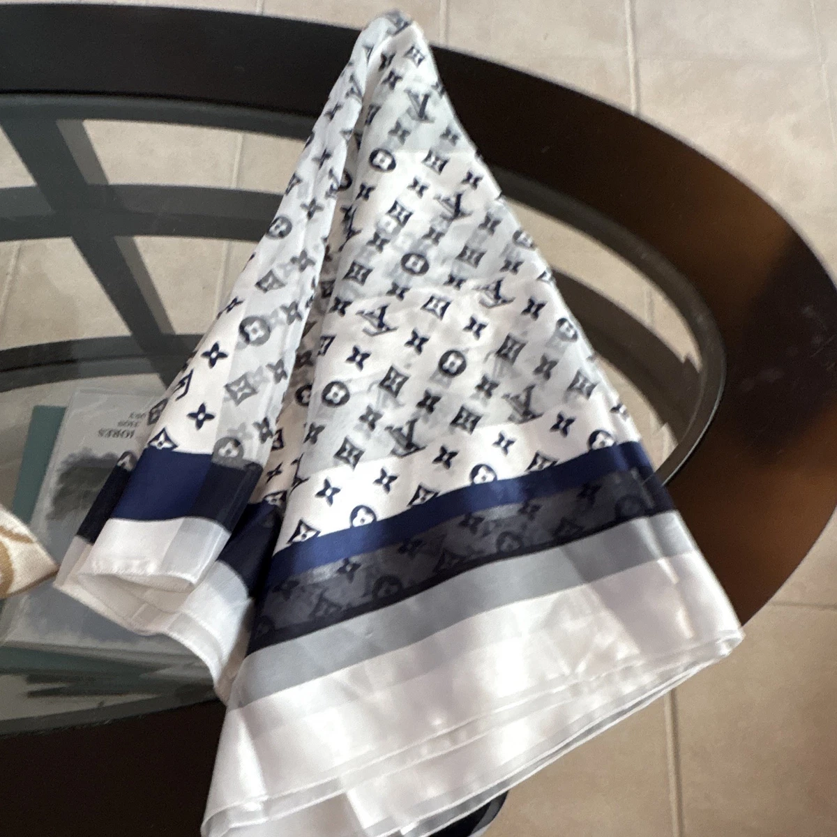 Louis Vuitton Blue Silk Scarves & Wraps for Women for sale | eBay