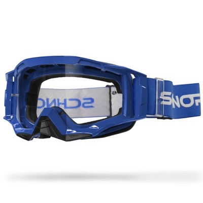 Schnorr MX Neo Motocross Goggles Blue | Clear Lens S0, Anti-Fog, Tear-Off