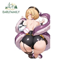 EARLFAMILY 5.1" Yidhari Car Sticker Storage Flask Artistic Car Door PVC RV Decal