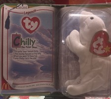 McDonald's Legends Chilly the Polar Bear Ty Beanie Baby
