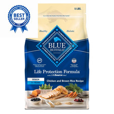 Blue Buffalo Life Protection Formula Senior Dry Dog Food, 5 Pound (Pack of 1) 5.32 per pound