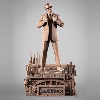 Agent Smith 1/8 1/6 1/4 3D print figure Model Kit Unpainted Unassembled GK