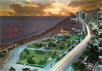 Ansichtskarte - Fuengirola, Vista Nocturna Del Paseo Maritimo