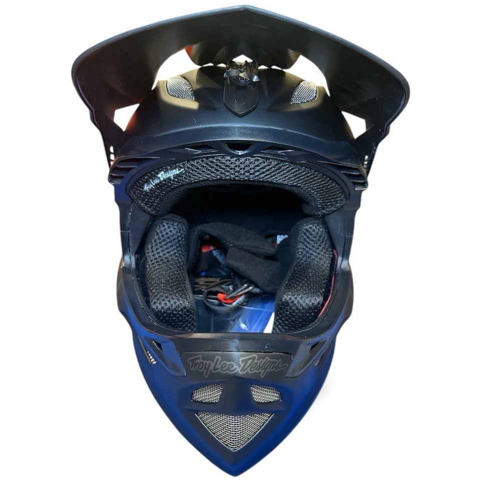 Casco Troy Lee D3 Fiberlite Downhill MTB Mono Mate Negro Talla XS (52-53 CM) Foto 3 de 4