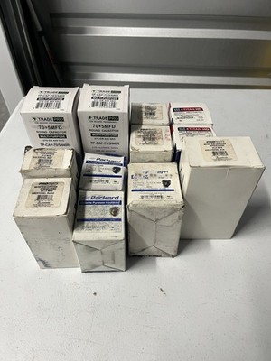 Lot of 10 capacitors , 3 contactors for hvac