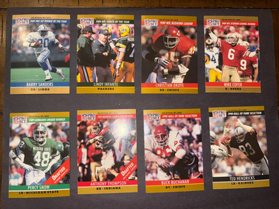 1990 PRO SET BASE FOOTBALL CARDS YOU CHOOSE 1-265 NFL